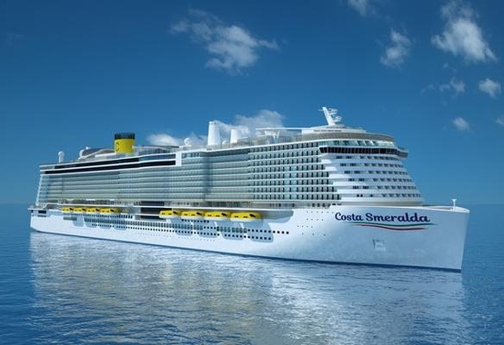 Na Finlândia começa a construção do mega navio 'Costa Smeralda', o primeiro da frota movido por GNL