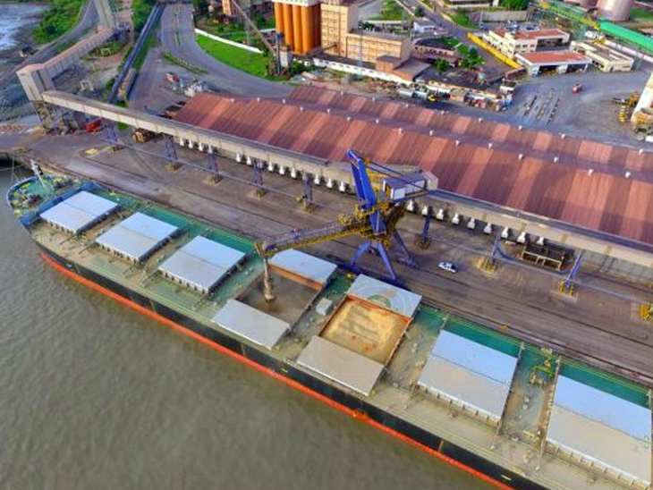 No Maranhão porto bate recorde histórico na exportação de grãos