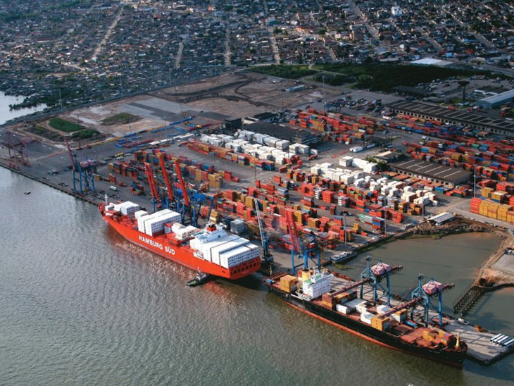 Com 9,18 milhões de toneladas, movimentação de cargas no Porto de Santos cresce em 2021